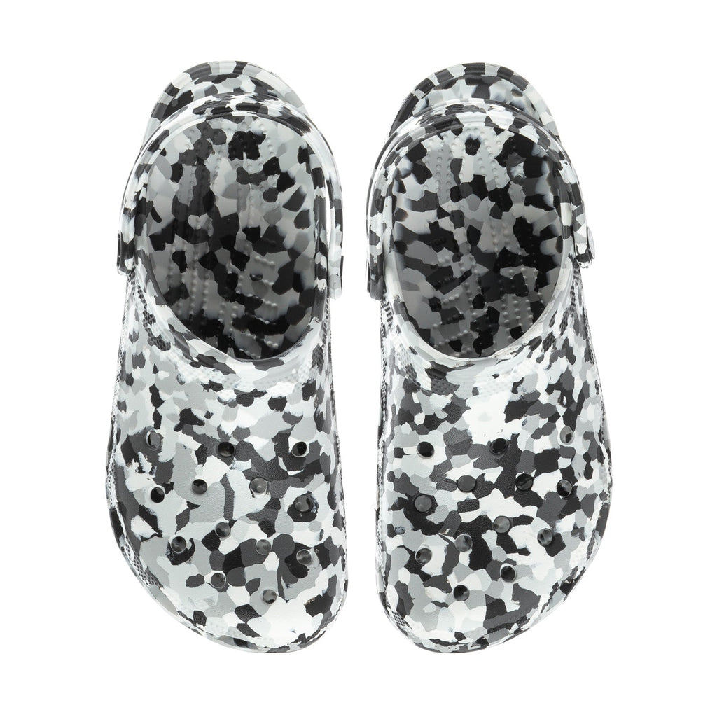 Crocs Men's Confetti Classic Clog - Black / White
