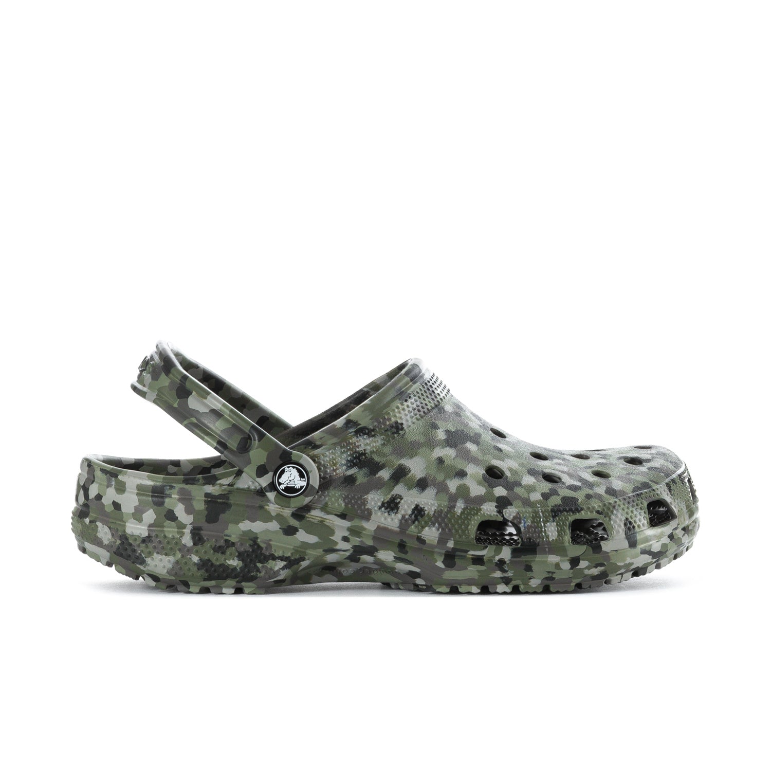 Crocs Men's Confetti Classic Clog - Army Green / Multi