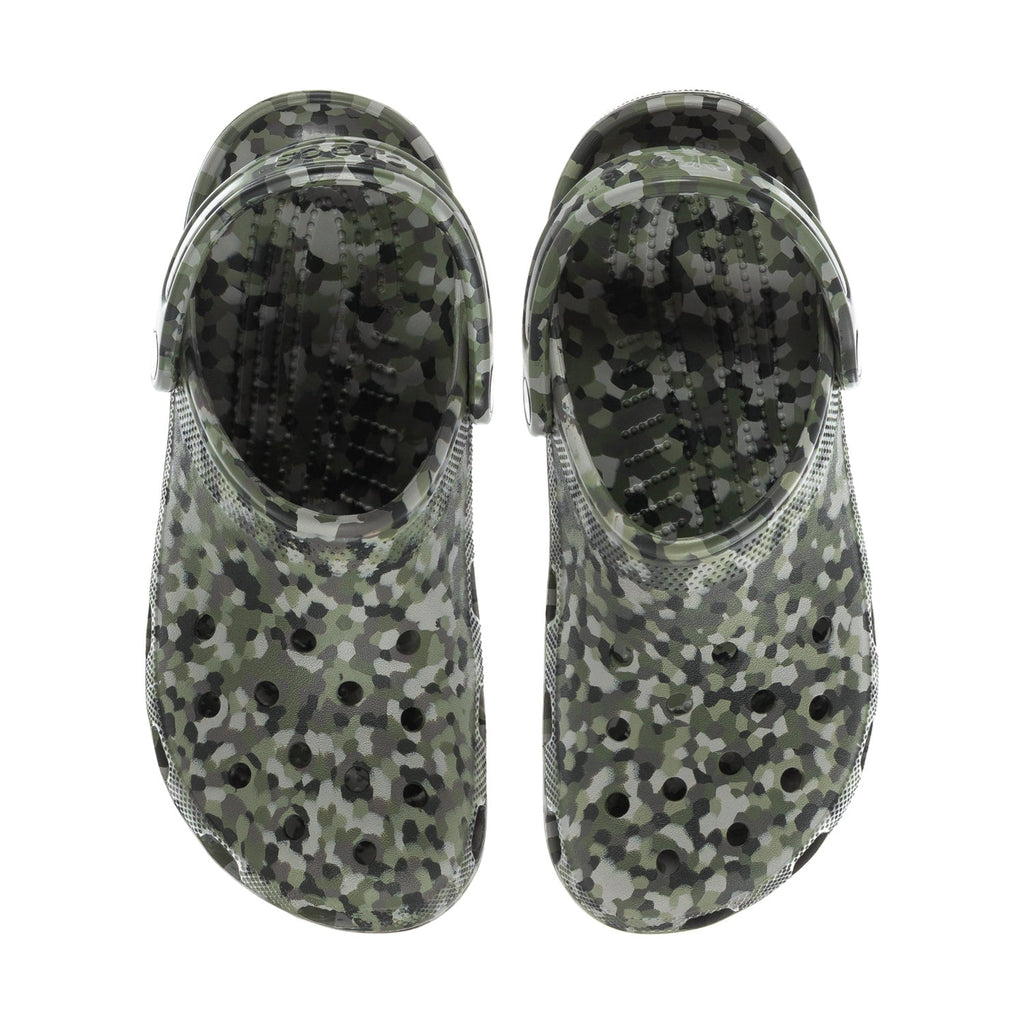 Crocs Men's Confetti Classic Clog - Army Green / Multi