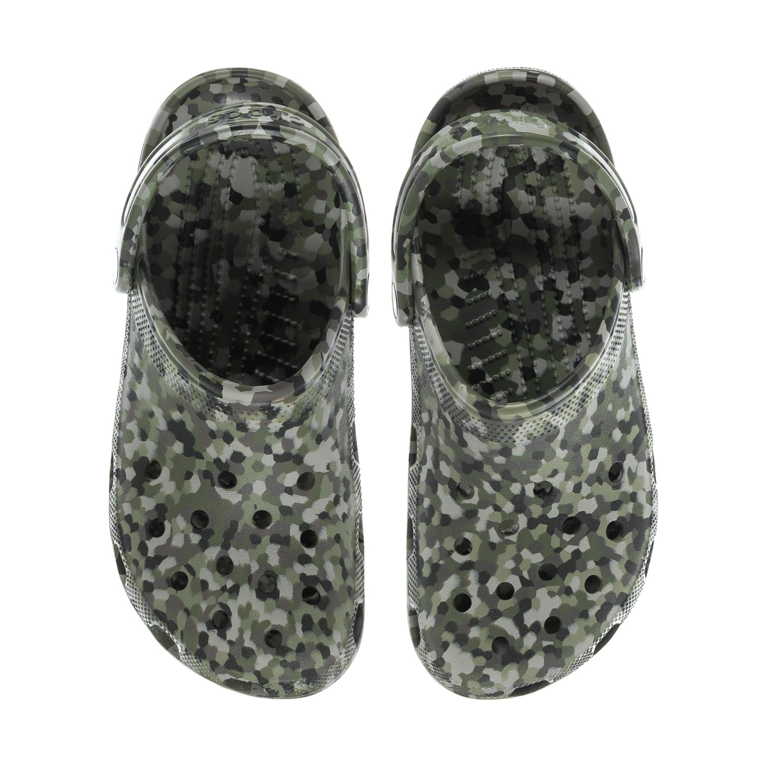 Crocs Men's Confetti Classic Clog - Army Green / Multi