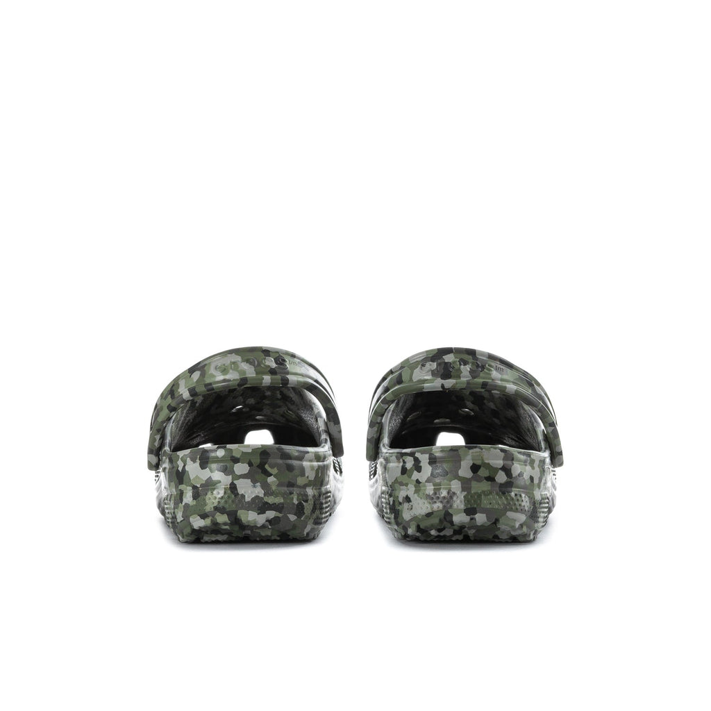 Crocs Men's Confetti Classic Clog - Army Green / Multi
