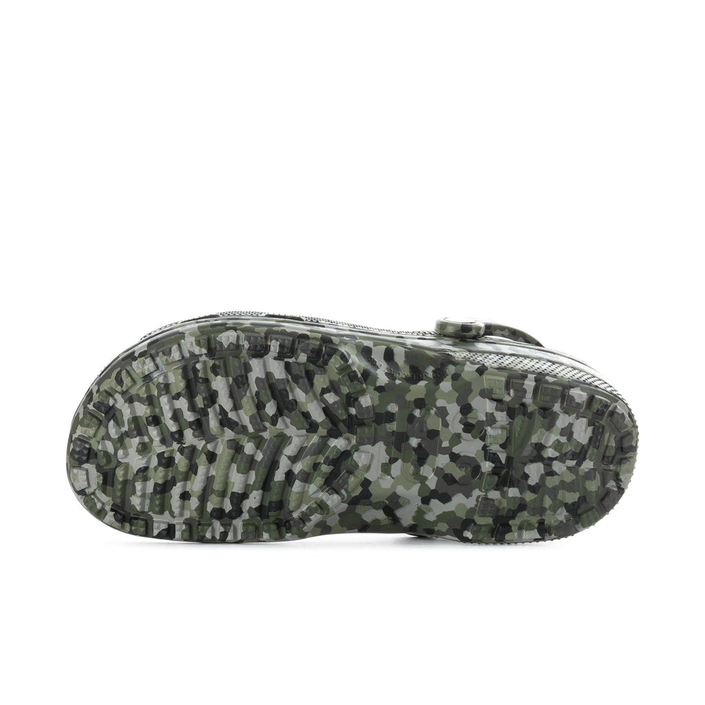Crocs Men's Confetti Classic Clog - Army Green / Multi