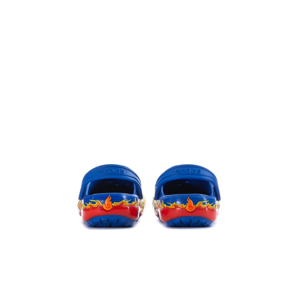 Crocs Toddler Blue Bolt Classic Fun Lab Clog - Blue / Red