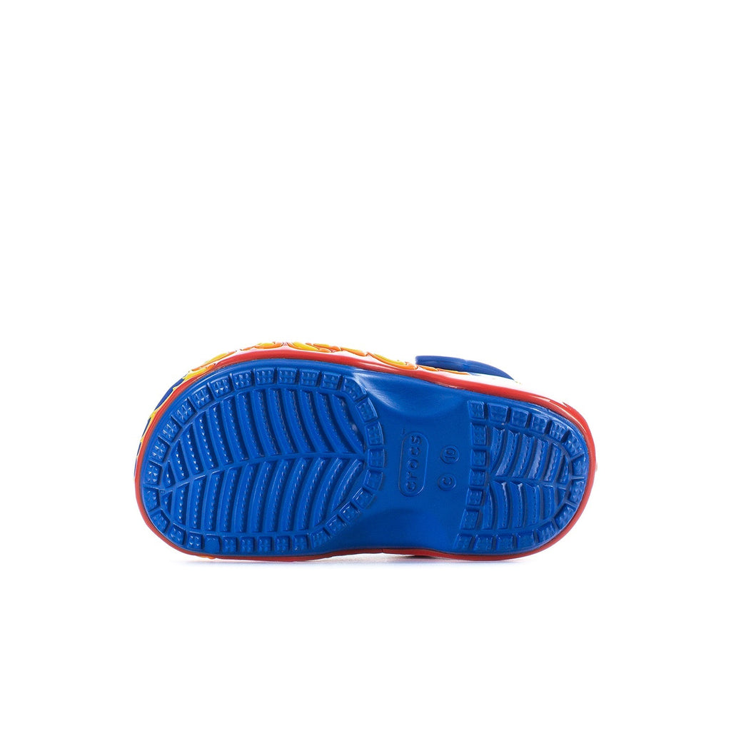 Crocs Toddler Blue Bolt Classic Fun Lab Clog - Blue / Red