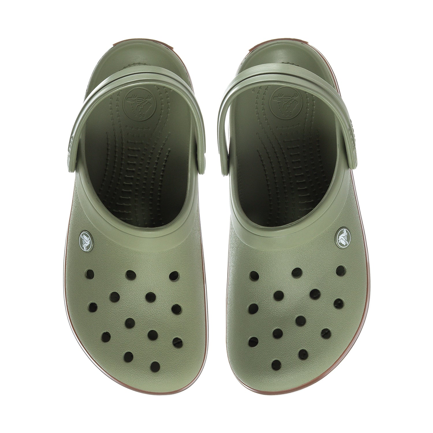 Crocs Men's Crocband Gum Clog - Cargo