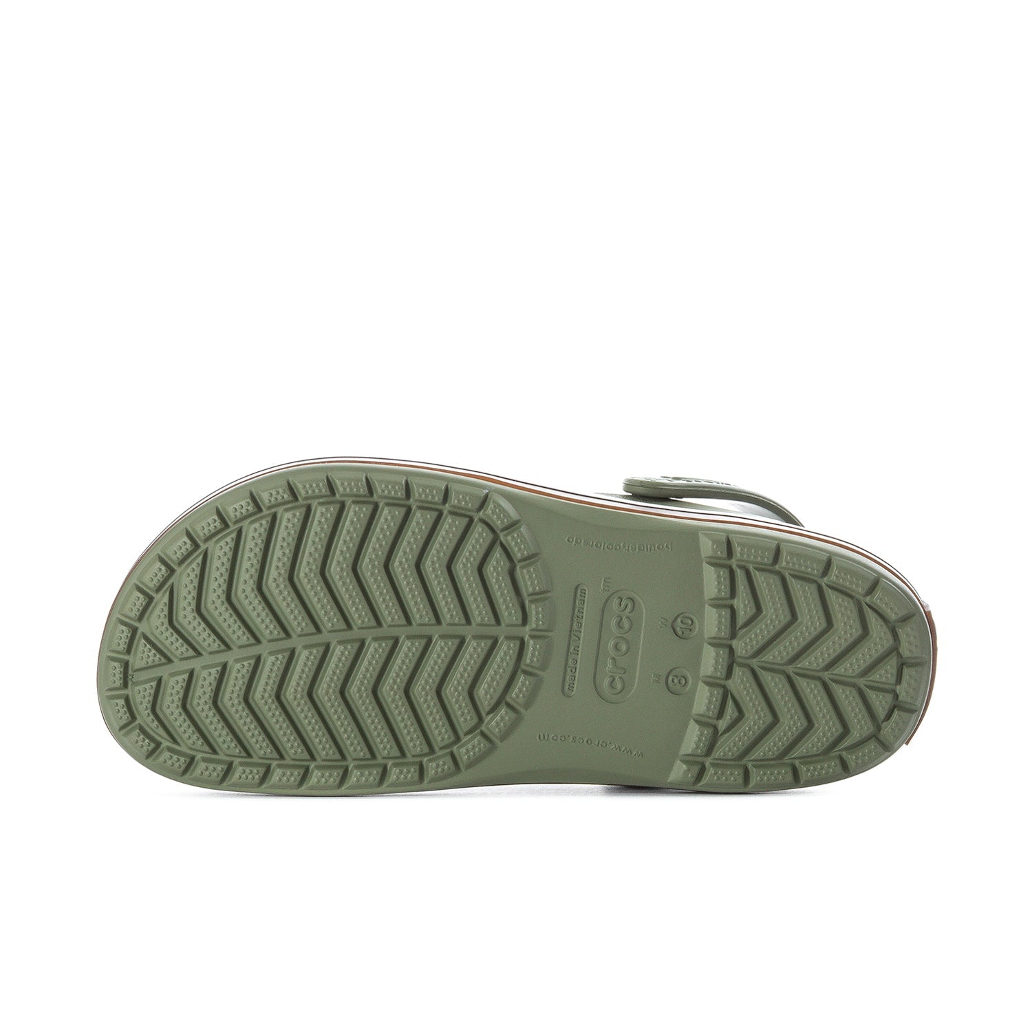 Crocs Men's Crocband Gum Clog - Cargo