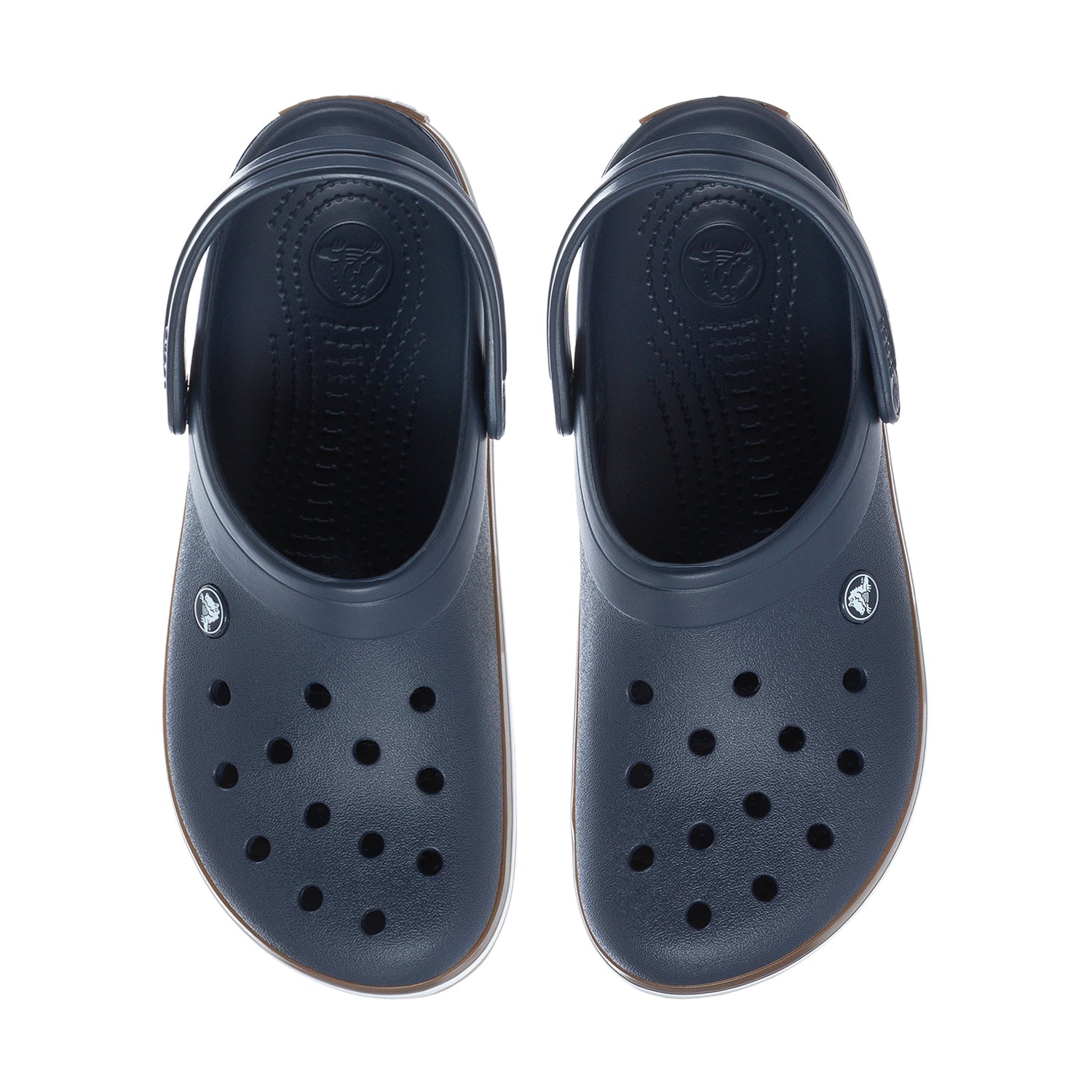 Crocs Men's Crocband Gum Clog - Navy