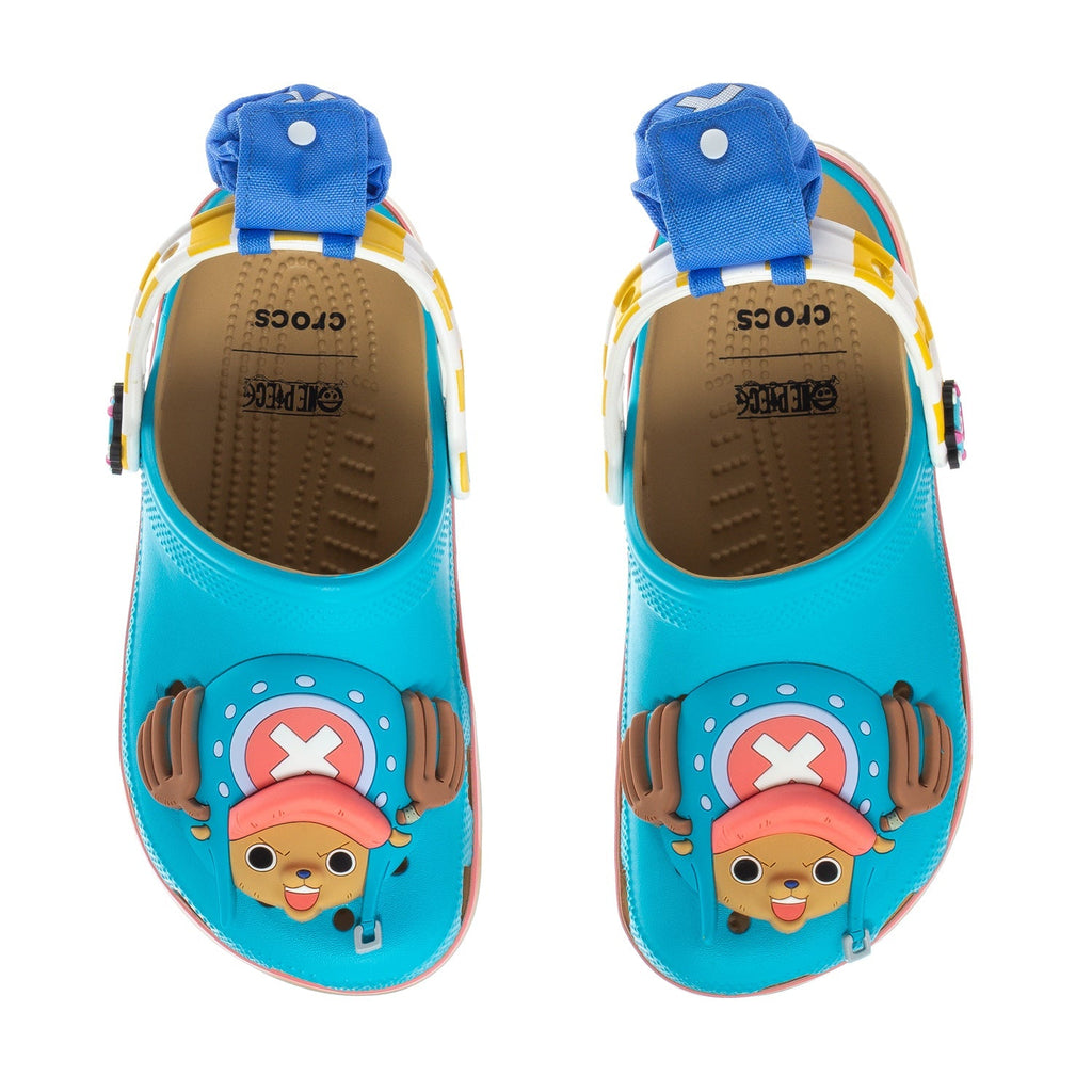 Crocs Youth One Piece Chopper Classic Clog - Blue / Multi
