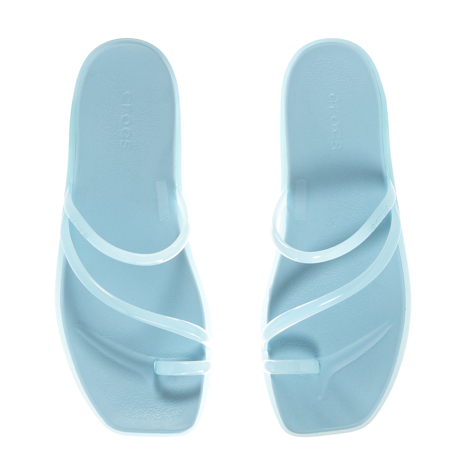 Crocs Women's Miami Toe Loop Sandal - Sky Blue Jelly