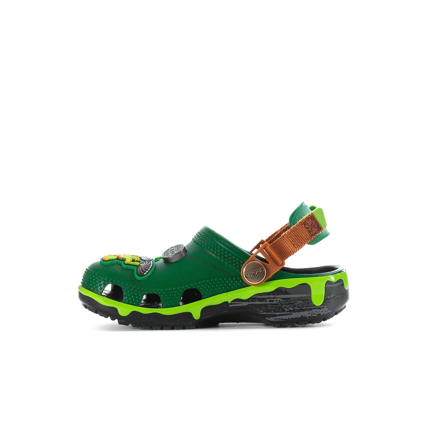 Crocs Kids' TMNT Classic Clog - Green / Brown