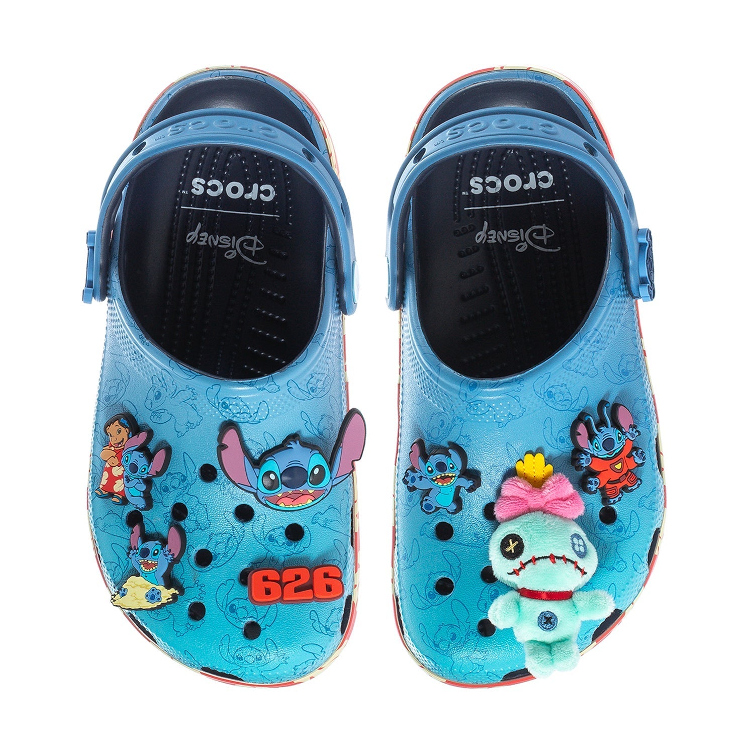 Crocs Women's Lilo & Stitch Classic Clog - Blue / Red