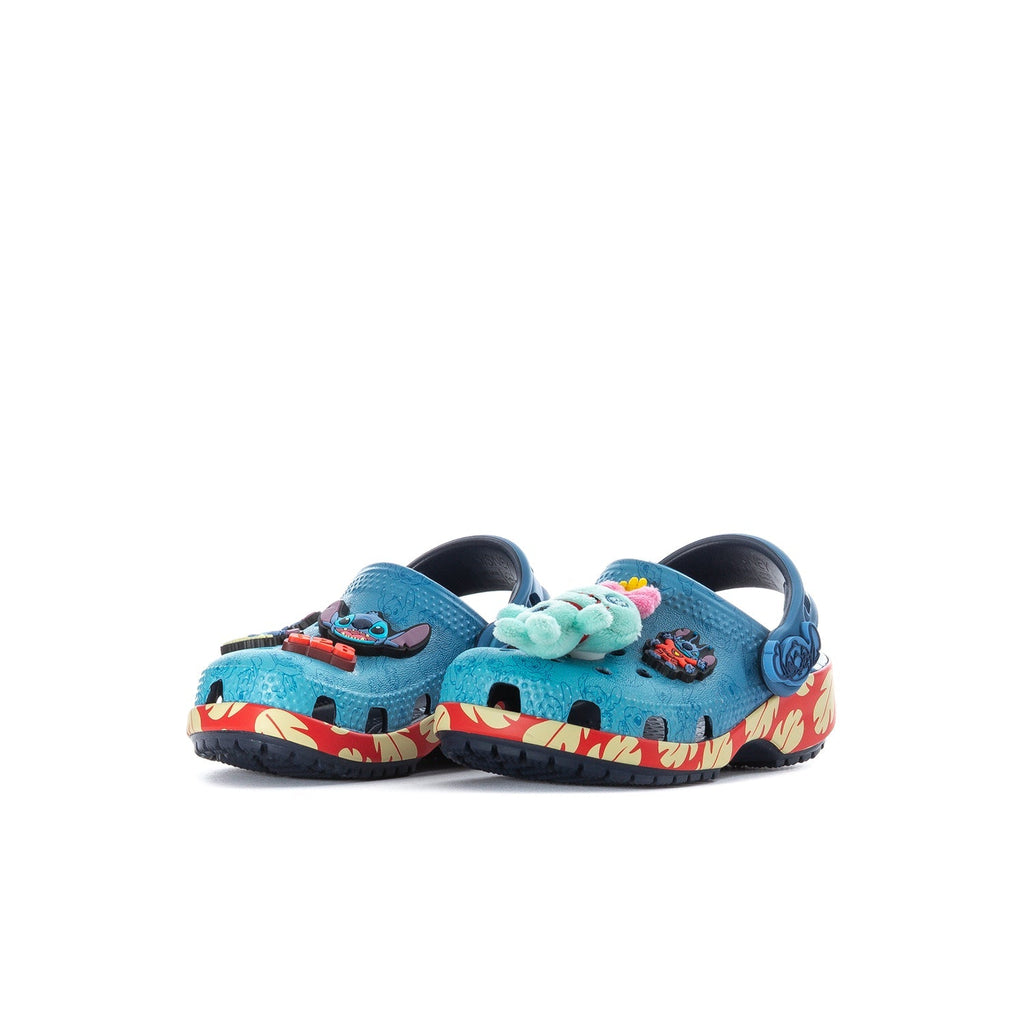 Crocs Toddler Lilo & Stitch Classic Clog - Blue / Red