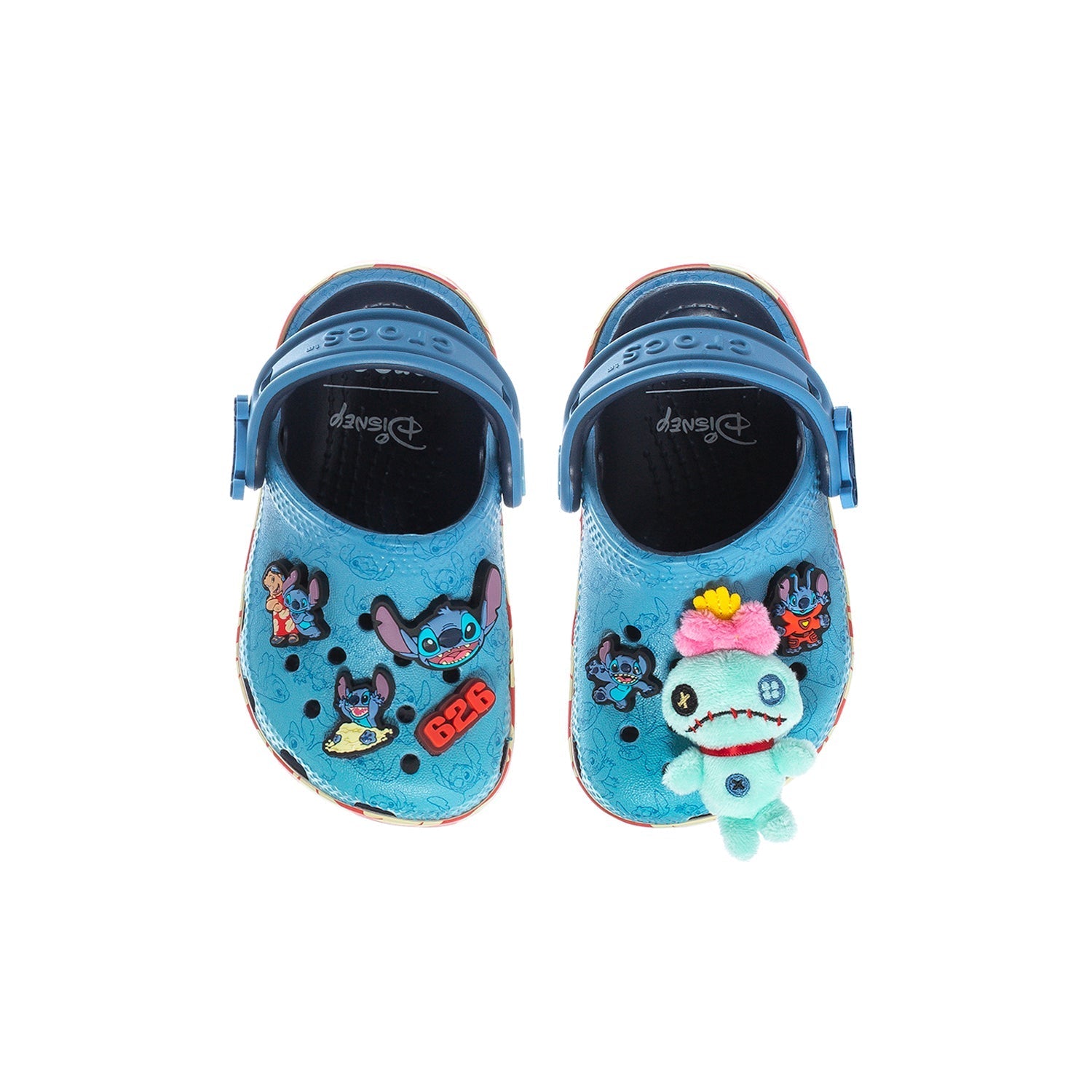 Crocs Toddler Lilo & Stitch Classic Clog - Blue / Red