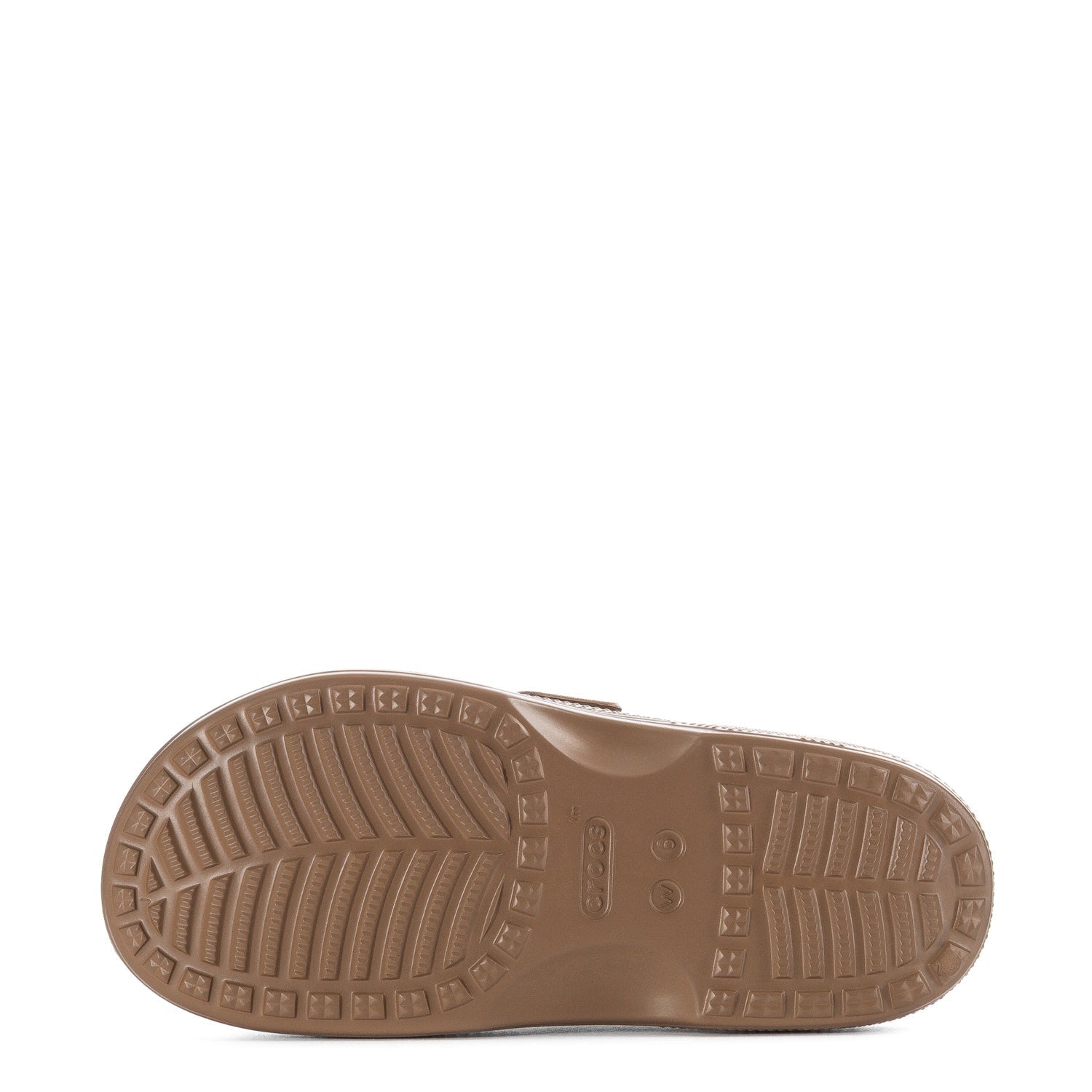 Crocs Women's Saturday Metallic Buckle Sandal - Sepia / Gold
