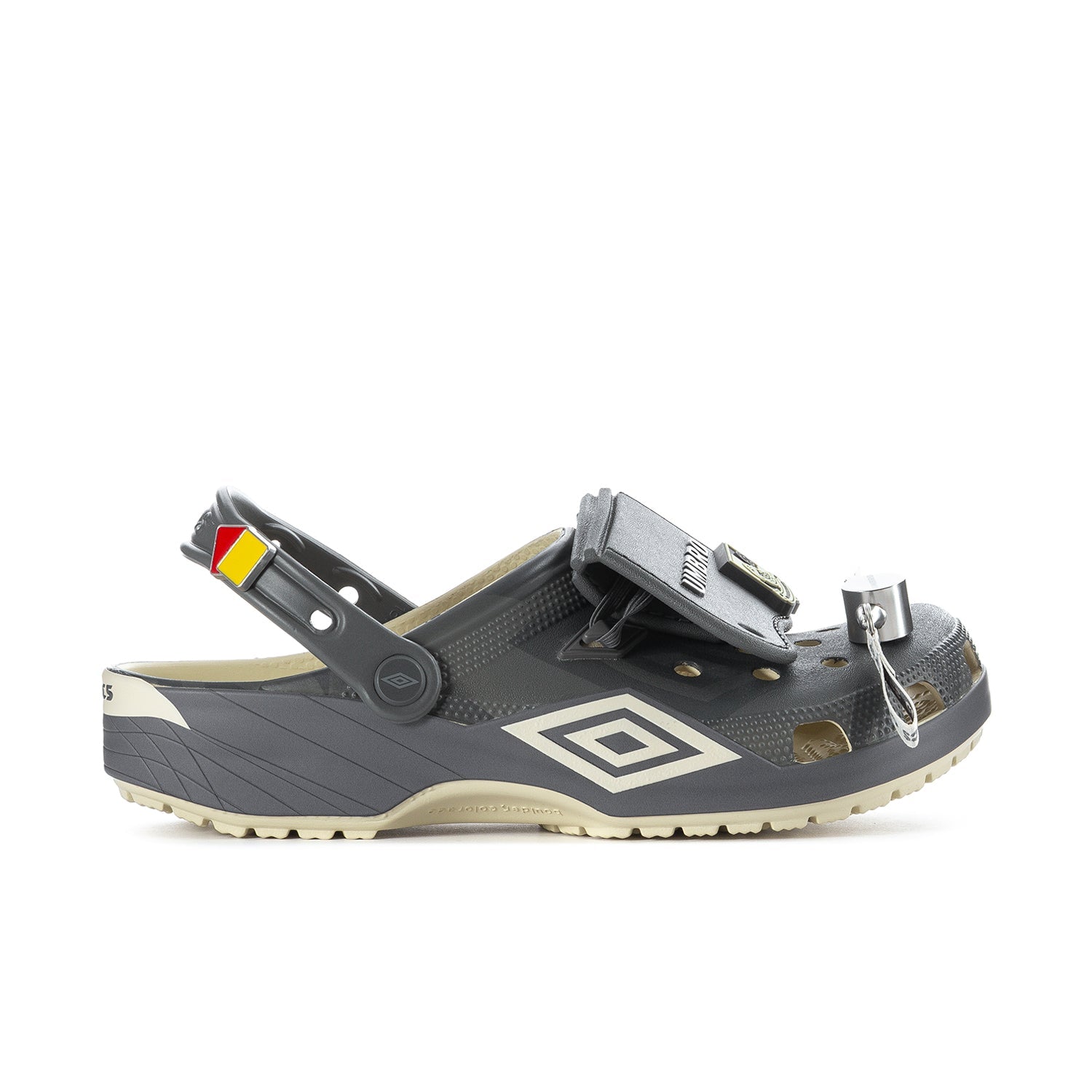 Crocs Men's Umbro Classic Clog - Bone / Slate Grey