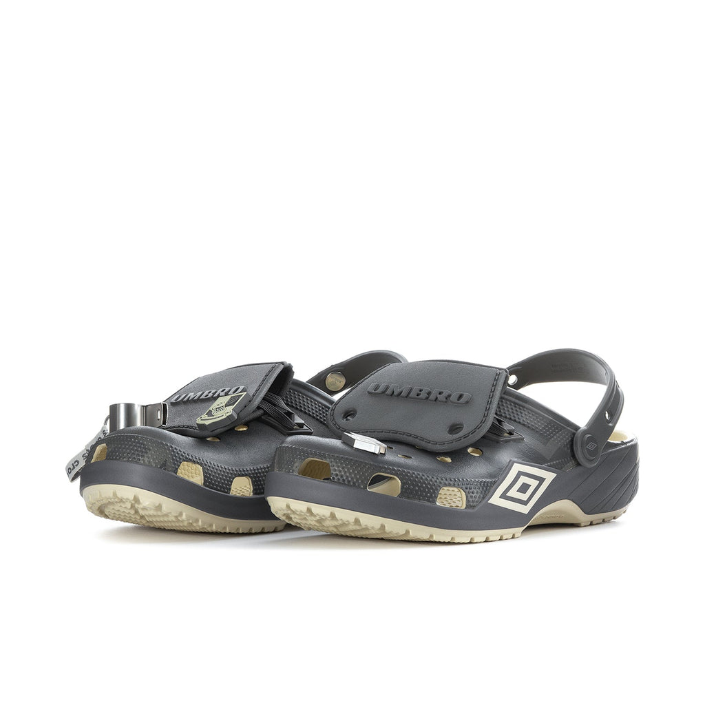 Crocs Men's Umbro Classic Clog - Bone / Slate Grey