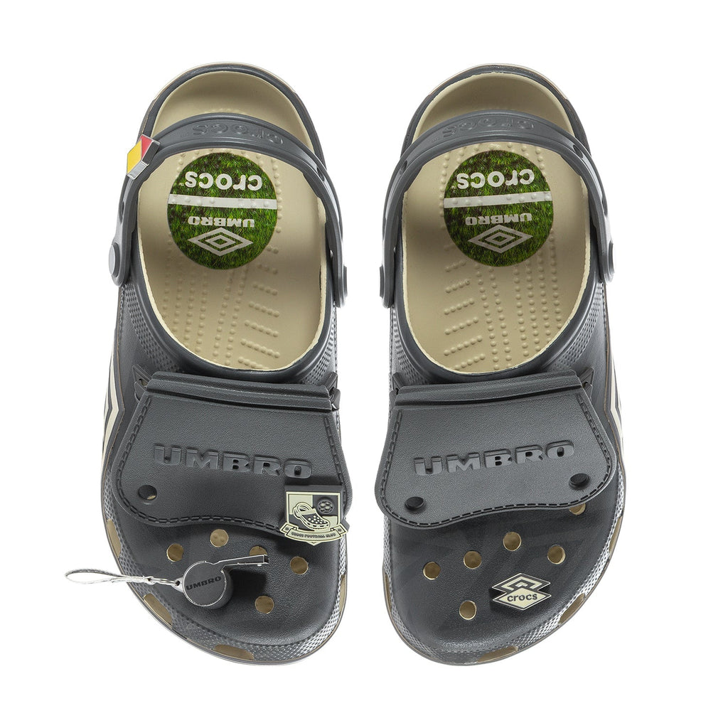 Crocs Men's Umbro Classic Clog - Bone / Slate Grey