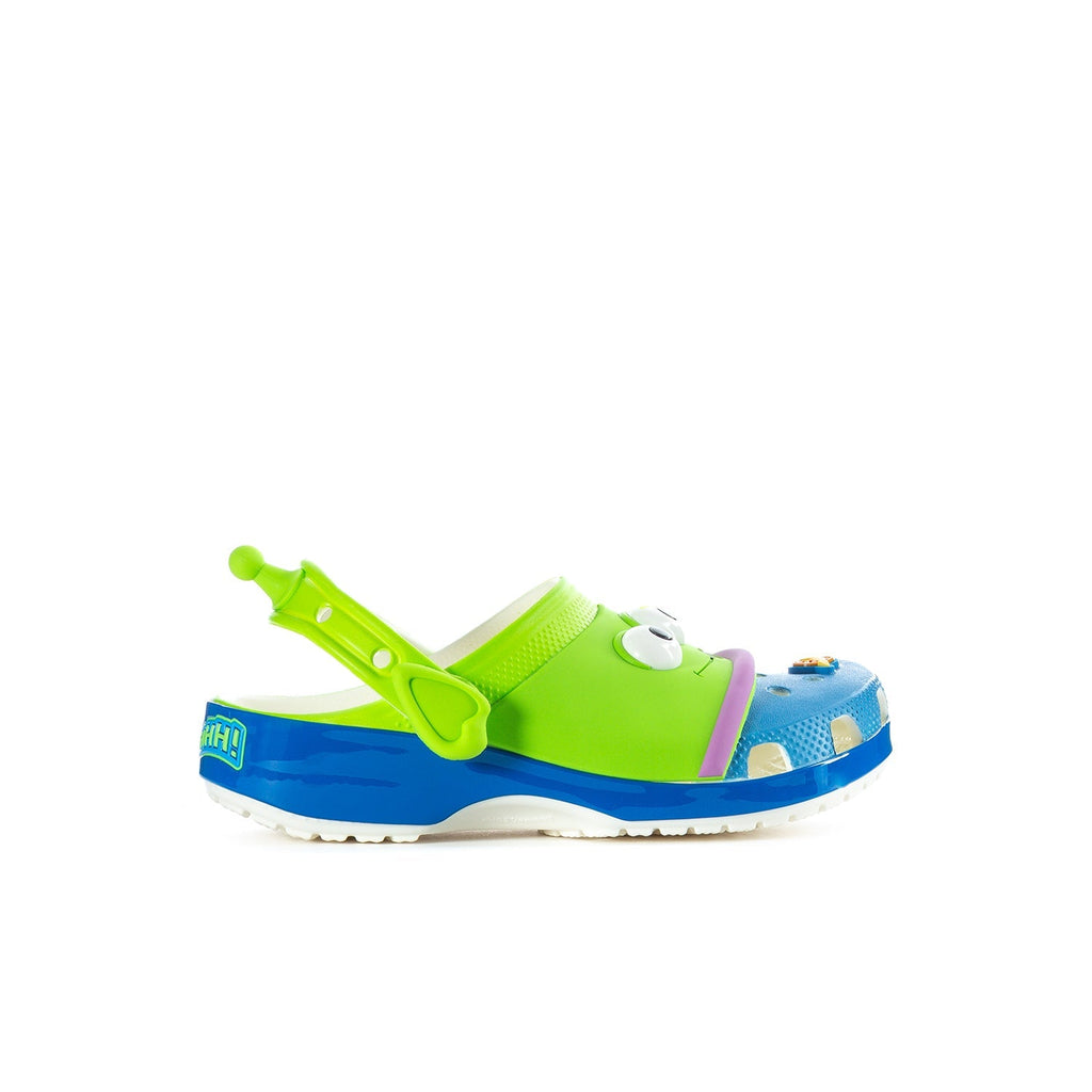 Crocs Kids' Toy Story Aliens Classic Clog - Green / Blue
