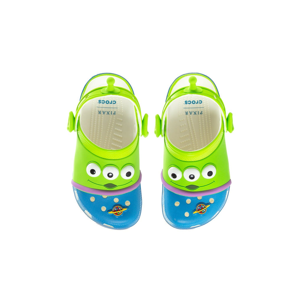Crocs Kids' Toy Story Aliens Classic Clog - Green / Blue