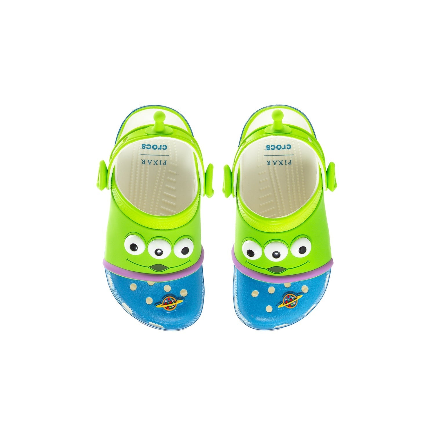 Crocs Kids' Toy Story Aliens Classic Clog - Green / Blue