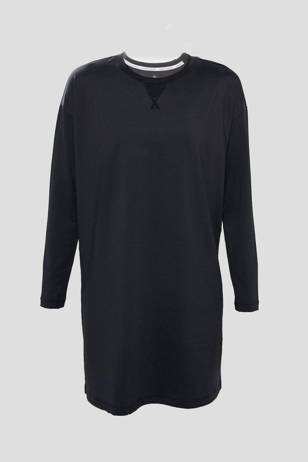 Black Long Sleeve Corinne Sport Dress
